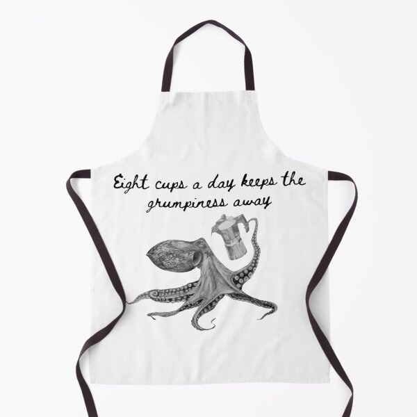 Item preview, Eight Cups a Day Keeps the Grumpiness Away – Funny gift for morning grouches designed and sold by Ella Gotthardt.