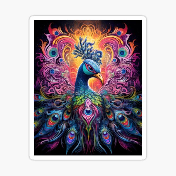 Item preview, Strahlendes Gefieder: Der kosmische Pfau designed and sold by gameowinner.