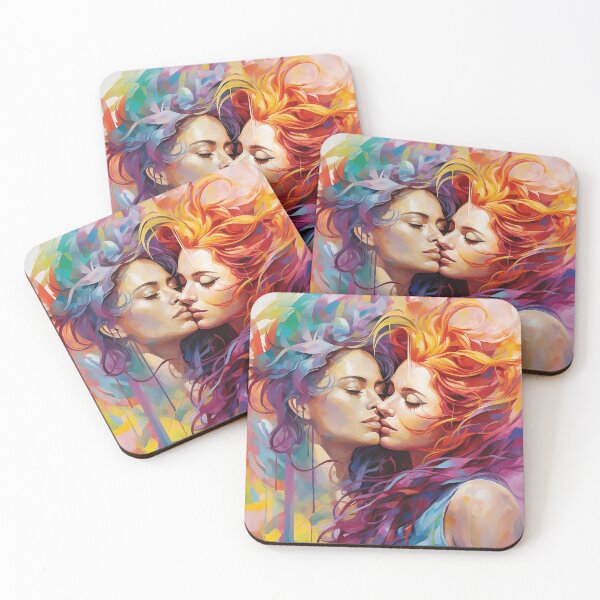 Item preview, Rainbow Love, Girls in Love designed and sold by ArtPixelHaven.