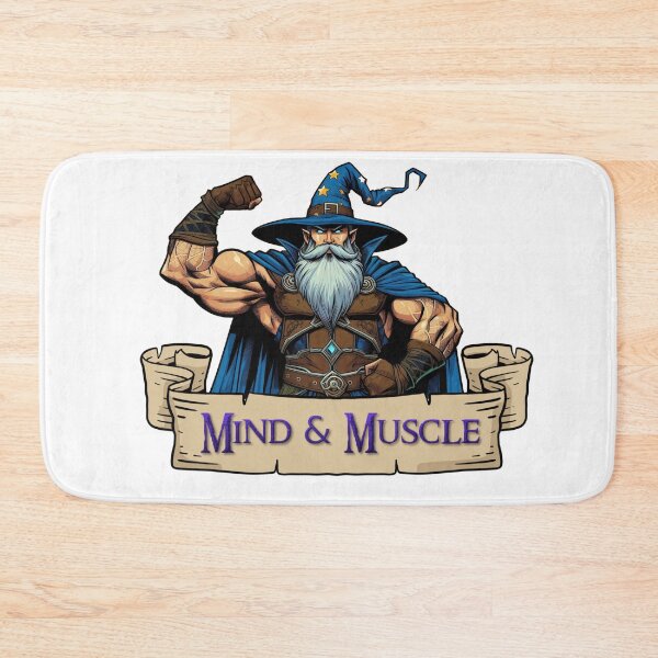 Item preview, Mind and Muscle -Parody designed and sold by Nerdlete.