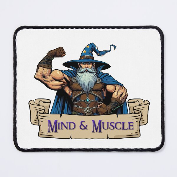 Item preview, Mind and Muscle -Parody designed and sold by Nerdlete.