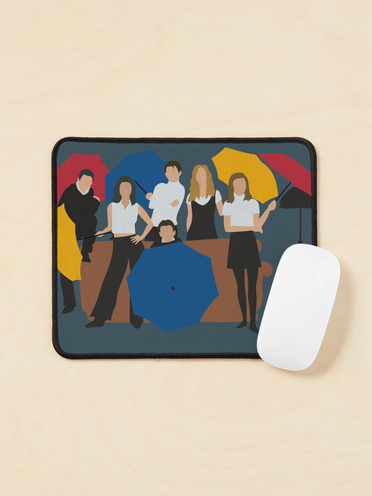 Thumbnail 1 of 5, Mouse Pad, Friends Minimal poster designed and sold by manonpradier.