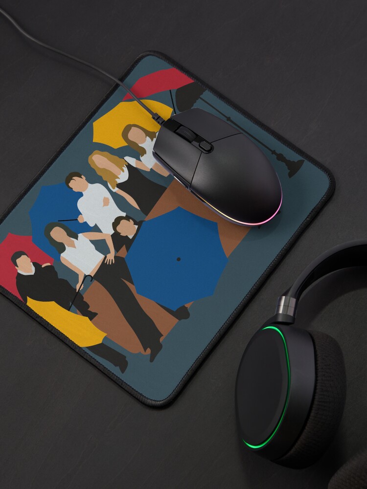 Thumbnail 4 of 5, Mouse Pad, Friends Minimal poster designed and sold by manonpradier.