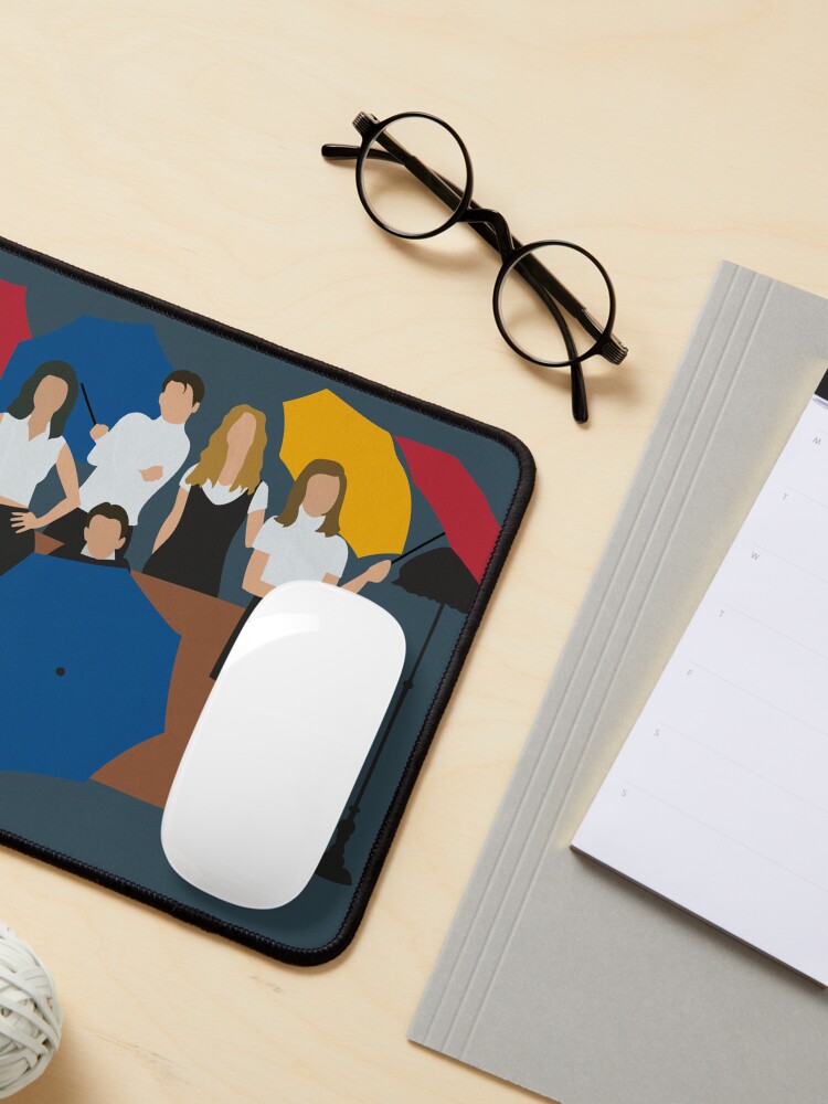 Thumbnail 3 of 5, Mouse Pad, Friends Minimal poster designed and sold by manonpradier.