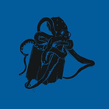 Artwork thumbnail, Skating by the sea - octopus by LeDarkstone