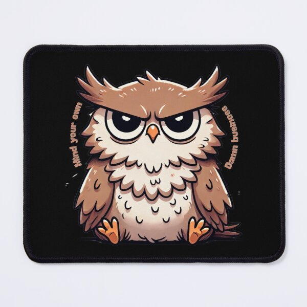 Item preview, Judging Owl - Mind Your Own Damn Business designed and sold by TeslaSt0re.