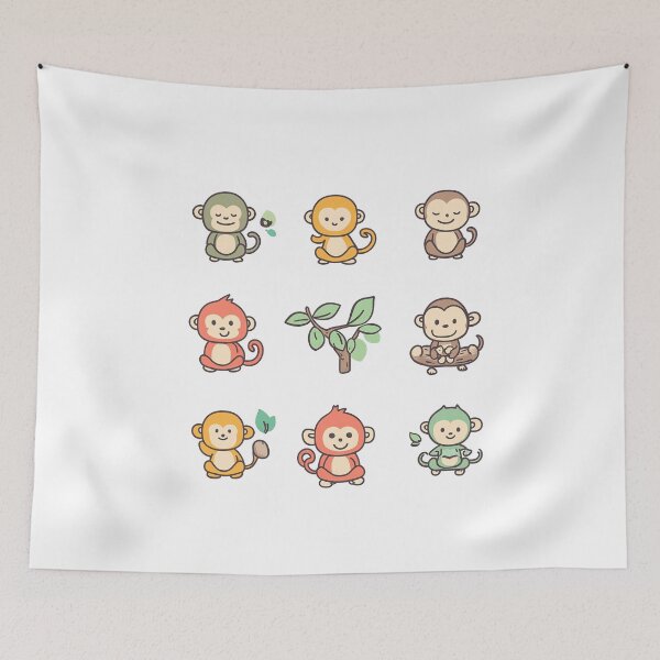 Item preview, Happy Monkey (E3) designed and sold by echooche.