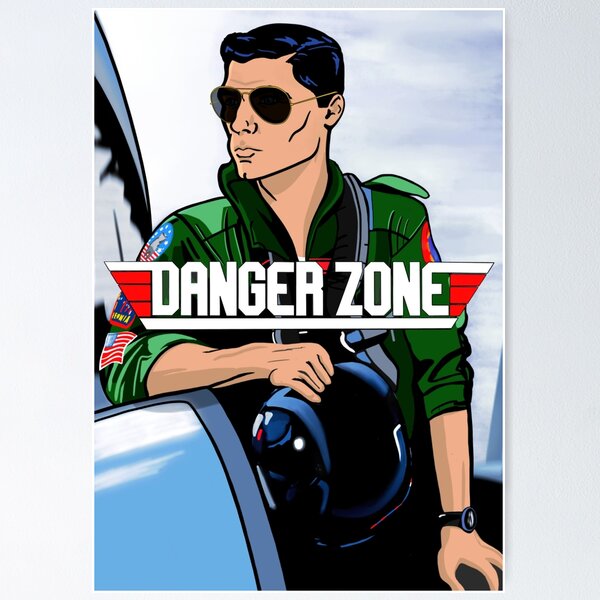 Vista previa del artículo con la obra «Mezcla de películas de Archer Sterling TV Danger Zone», diseñado y vendido por Jamiemcollins89.