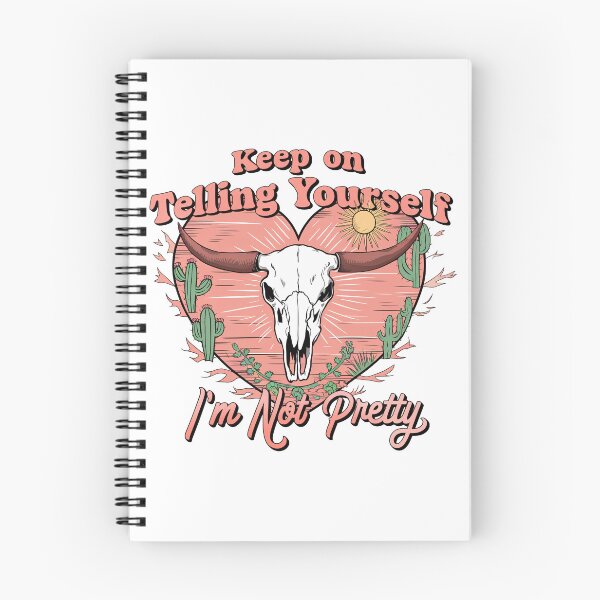 Item preview, Keep On Telling Yourself - I'm Not Pretty - Vintage Western Skull designed and sold by Charlietule.