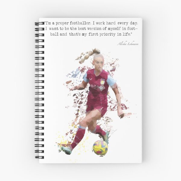 Artikelvorschau, Alisha Lehmann Poster, Fußballspieler-Zitat, Poster entworfen und verkauft von GretaSam.