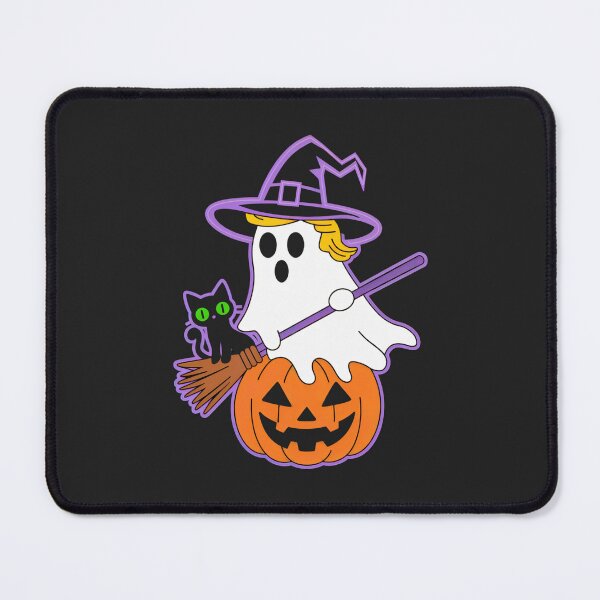 Item preview, Donald Trump Ghost With a Black Cat Neon Halloween designed and sold by Anniko Art Studio.