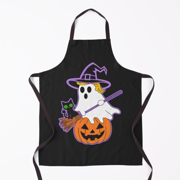 Item preview, Donald Trump Ghost With a Black Cat Neon Halloween designed and sold by Anniko Art Studio.