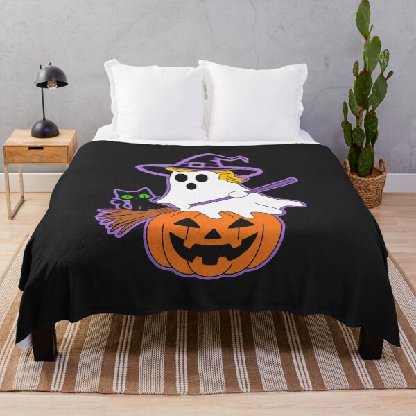 Item preview,  Donald Trump Ghost With a Black Cat  Neon Halloween designed and sold by Anniko Art Studio.