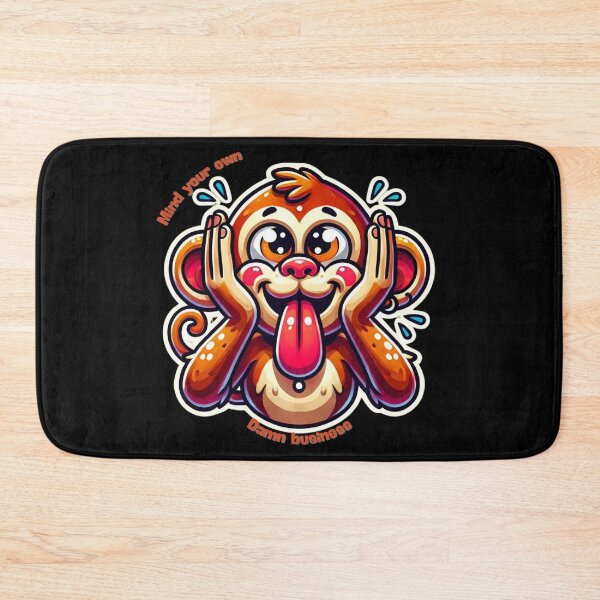 Item preview, Cheeky Monkey - Mind Your Own Damn Business designed and sold by TeslaSt0re.