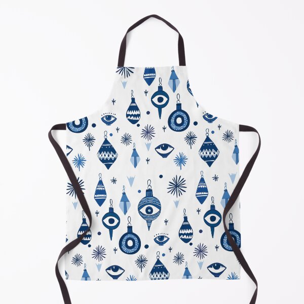 Item preview, Blue and White Christmas Pattern with Stylish Eye designed and sold by station-one.