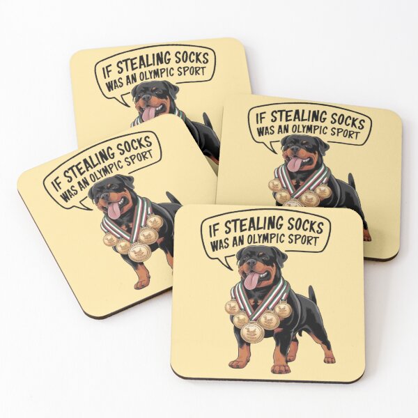 Item preview, Rottweiler Sock Thief designed and sold by 123ks.