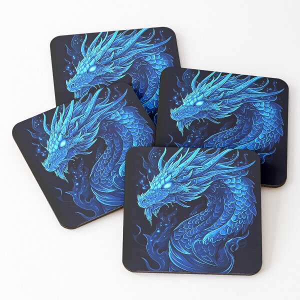 Item preview, Neon Blue Dragon designed and sold by Tees-and-Trends.