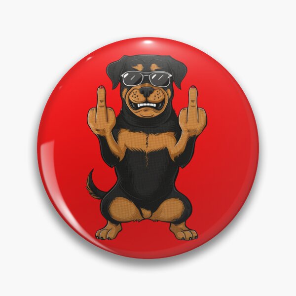 Item preview, Rottweiler Middle Finger designed and sold by 123ks.