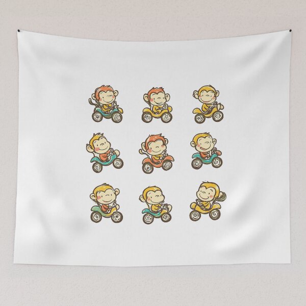 Item preview, Happy Monkey (E8) designed and sold by echooche.