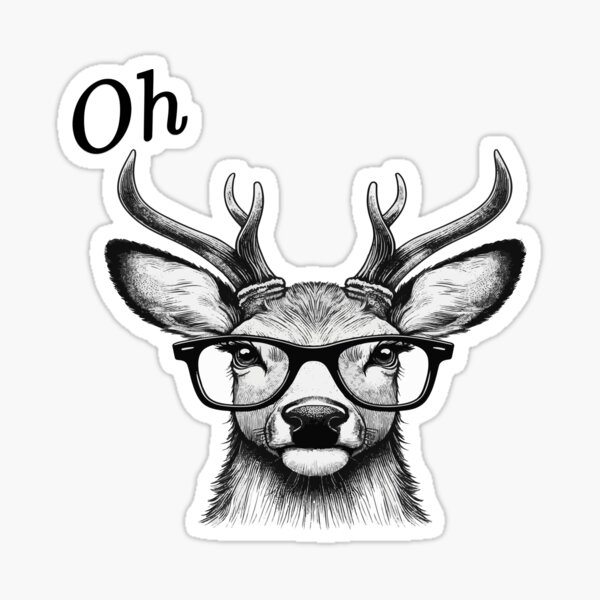 Oh Deer Sticker