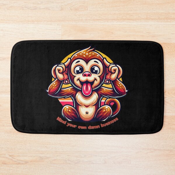 Item preview, Mischievous Monkey - Mind Your Own Damn Business designed and sold by TeslaSt0re.