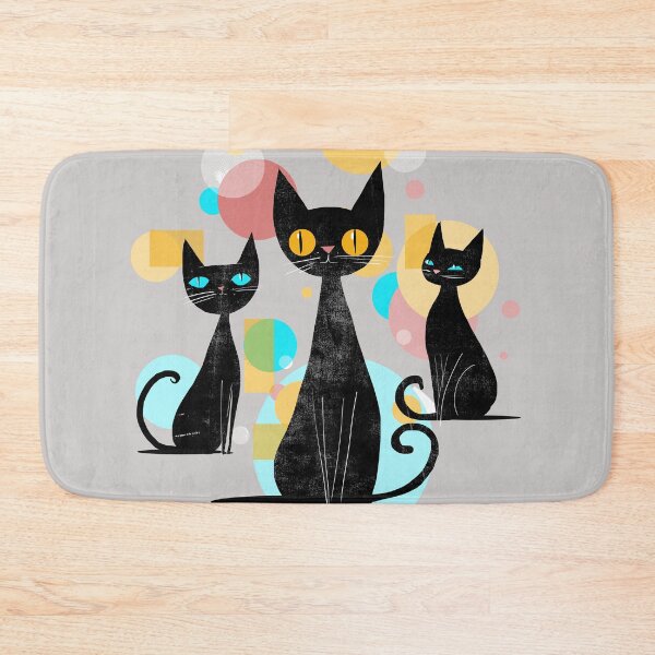 Item preview, Mid century cats designed and sold by kharma zero.