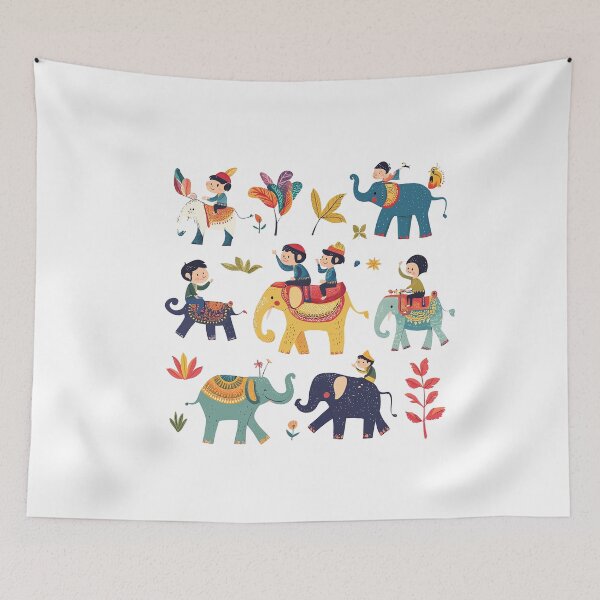 Item preview, Happy Monkey and friend (E4) designed and sold by echooche.
