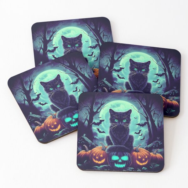 Item preview, Black Cat Halloween designed and sold by PetsArt.