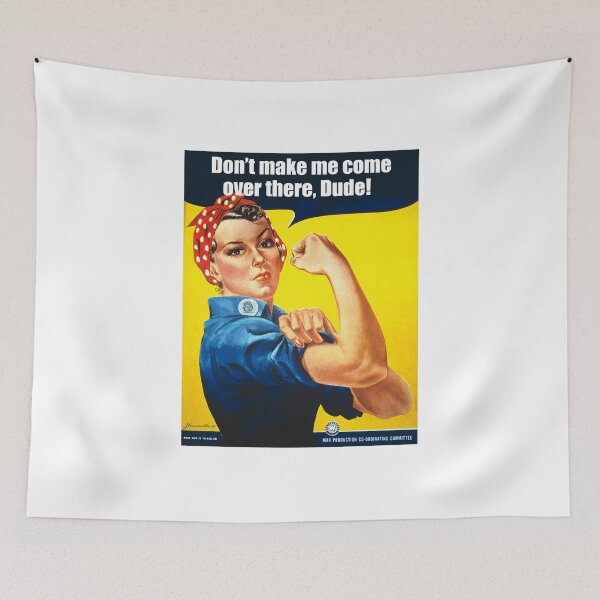 Item preview, Rosie Riveter parody poster designed and sold by IanBakerToons.