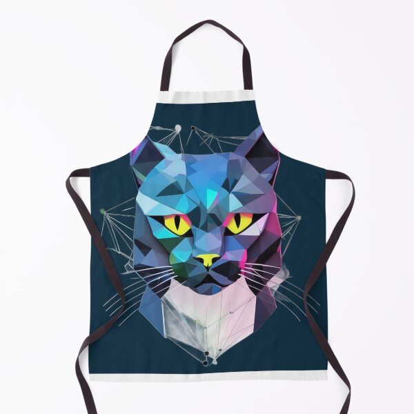 Item preview, Geometric Cyber Cat designed and sold by NaMieSz.