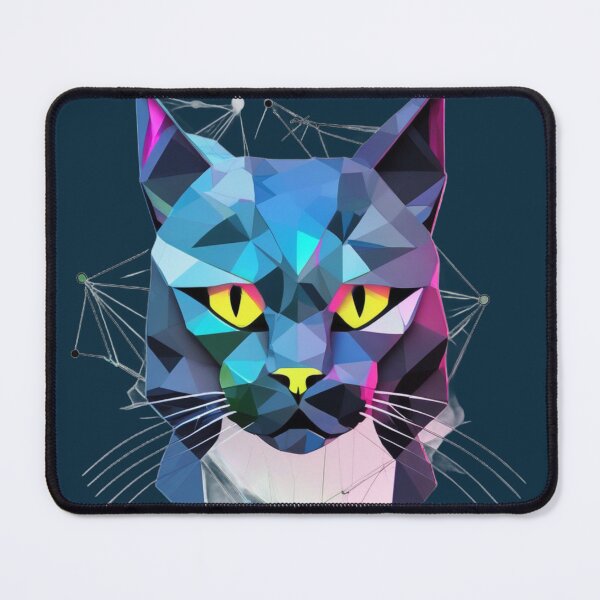 Item preview, Geometric Cyber Cat designed and sold by NaMieSz.