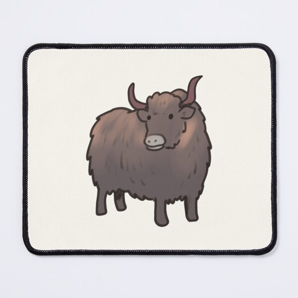 Item preview, Brown Yak illustration designed and sold by Artofmayara.