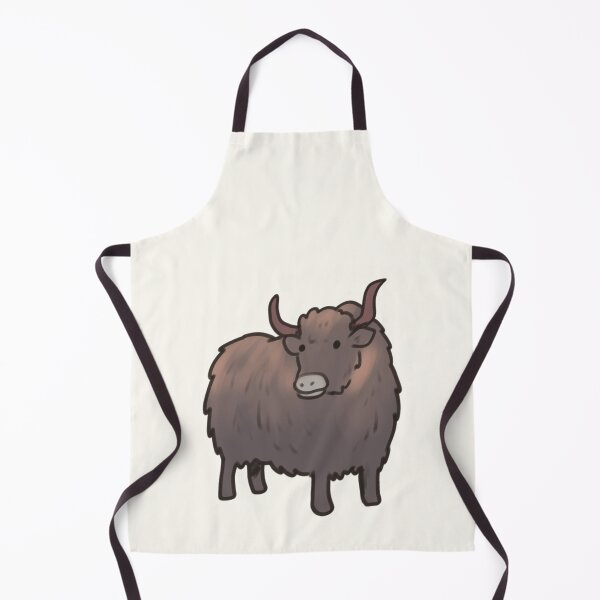 Item preview, Brown Yak illustration designed and sold by Artofmayara.