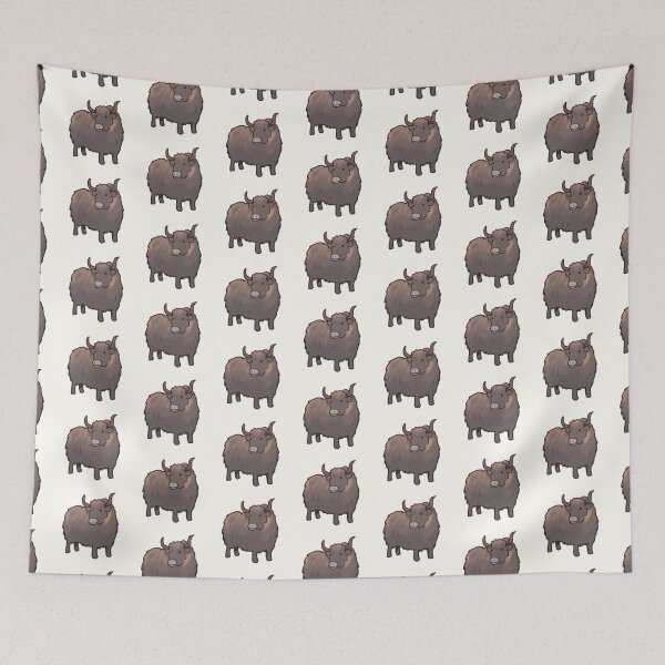 Item preview, Brown Yak illustration  designed and sold by Artofmayara.