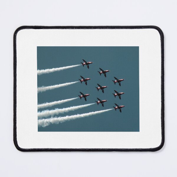 Item preview, Flight of Red Arrows in air display doing aerobatics designed and sold by LalaPhoto.