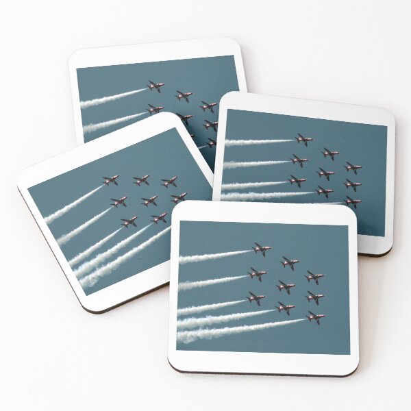Item preview, Flight of Red Arrows in air display doing aerobatics designed and sold by LalaPhoto.