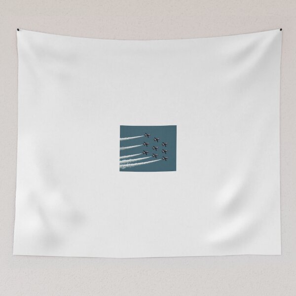 Item preview, Flight of Red Arrows in air display doing aerobatics designed and sold by LalaPhoto.