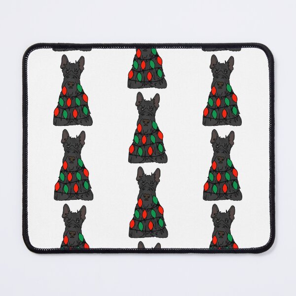 Item preview, Scottish Terrier Black Dog with Christmas Lights Wrapped Around Its Body – Festive and Adorable Design Description: Get into the holiday spirit with our adorable Dog with Christmas Lights design! designed and sold by MrsCreative1.