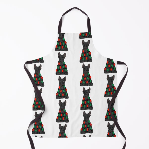 Item preview, Scottish Terrier Black Dog with Christmas Lights Wrapped Around Its Body – Festive and Adorable Design Description: Get into the holiday spirit with our adorable Dog with Christmas Lights design! designed and sold by MrsCreative1.