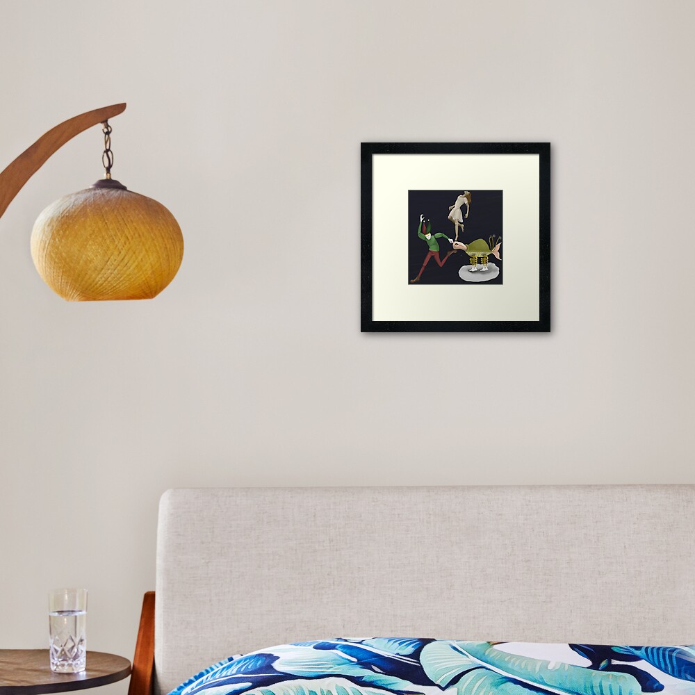 Imaginary world Framed Art Print