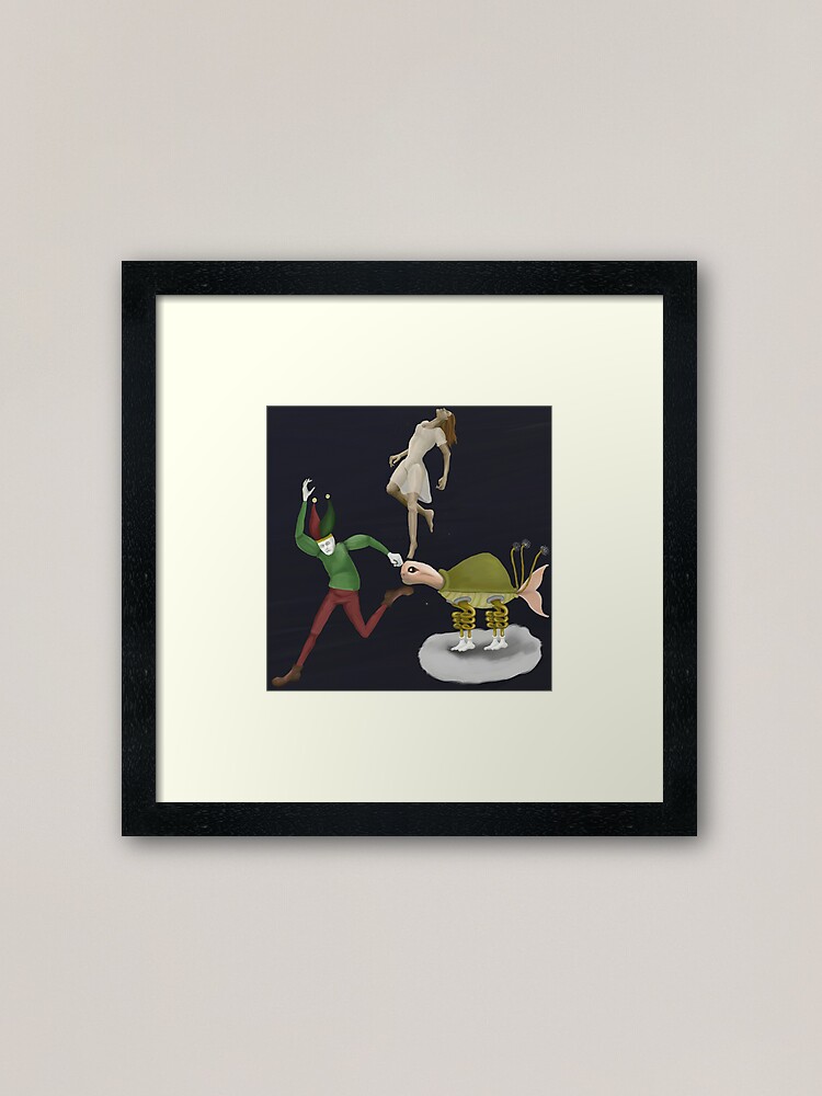 Alternate view of Imaginary world Framed Art Print