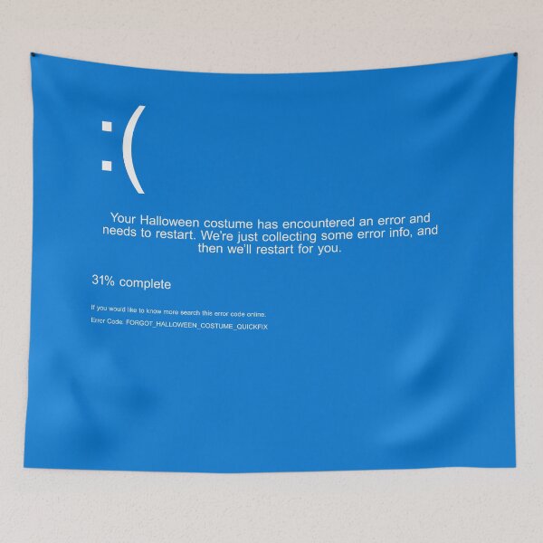 Item preview, Error Halloween Costume Not Found designed and sold by galaxydaydreams.