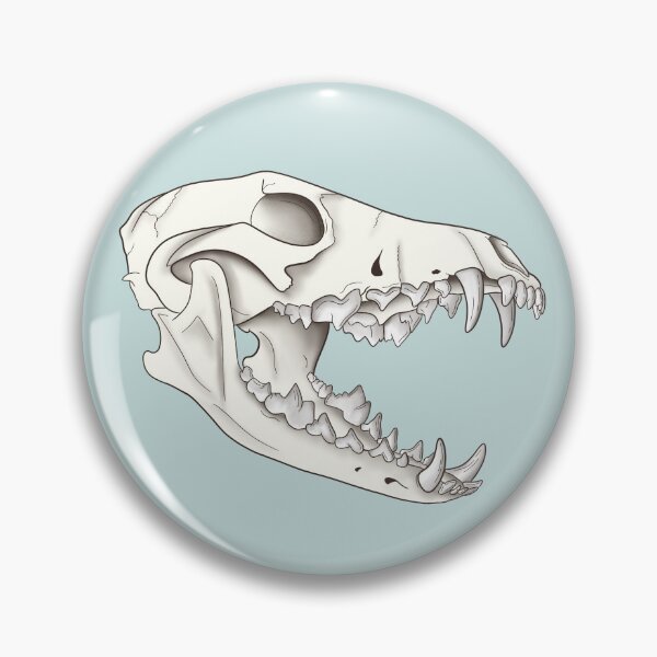 Item preview, Screaming Fox Skull designed and sold by MantisOddities.