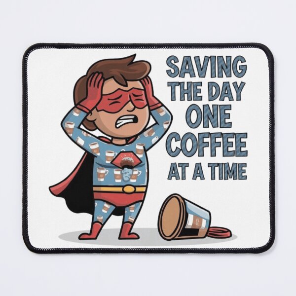 Item preview, Little Superhero: Saving the Day One Coffee at a Time designed and sold by XquisiteFashion.
