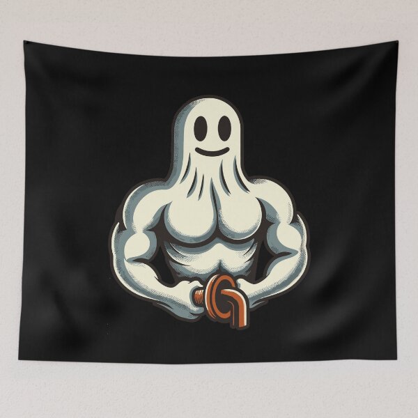 Item preview, Bodybuilding Gespenst Lustiger Fitnessstudio designed and sold by LuminOrb.