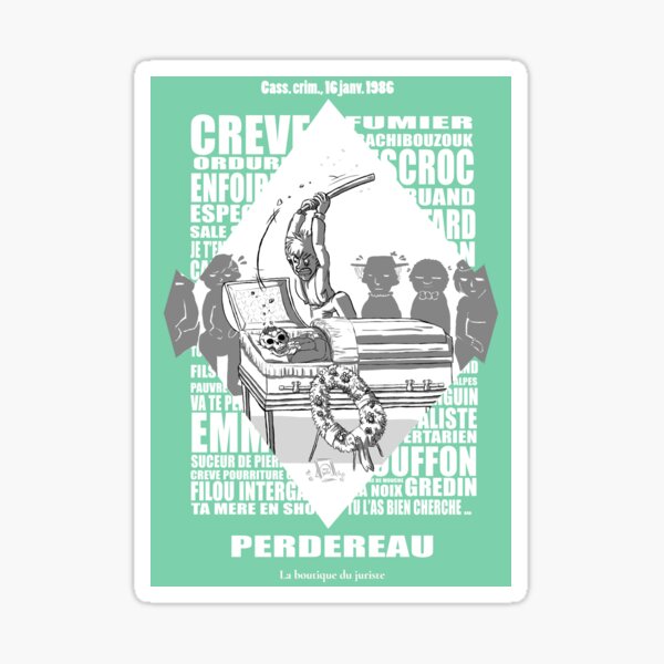 Perdereau Sticker