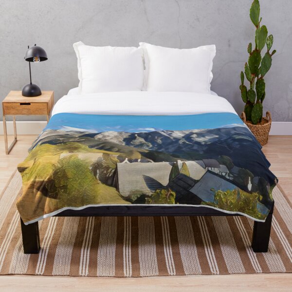 Item preview, Village in the Mountains designed and sold by PekiStore.