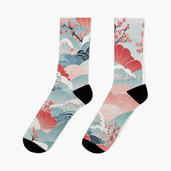 Item preview, Abstract Floral and Wave Pattern in Pastel Colors designed and sold by juthamas8426.