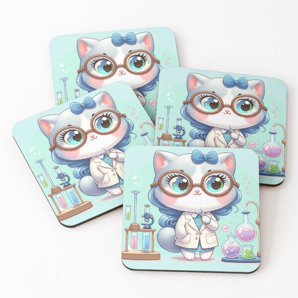 Item preview, Smart Cat in a Lab designed and sold by BioscorDesigns.