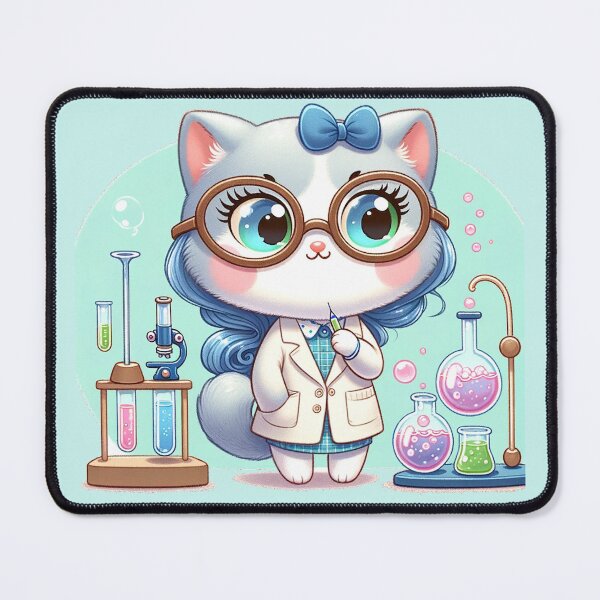 Item preview, Smart Cat in a Lab designed and sold by BioscorDesigns.